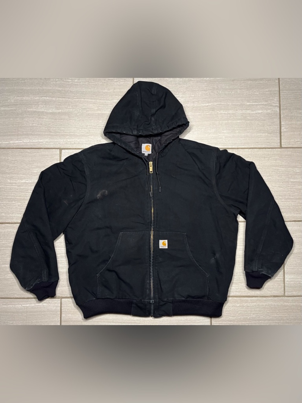 Carhartt J140 125th Anniversary Jacket Black Mens XL Union